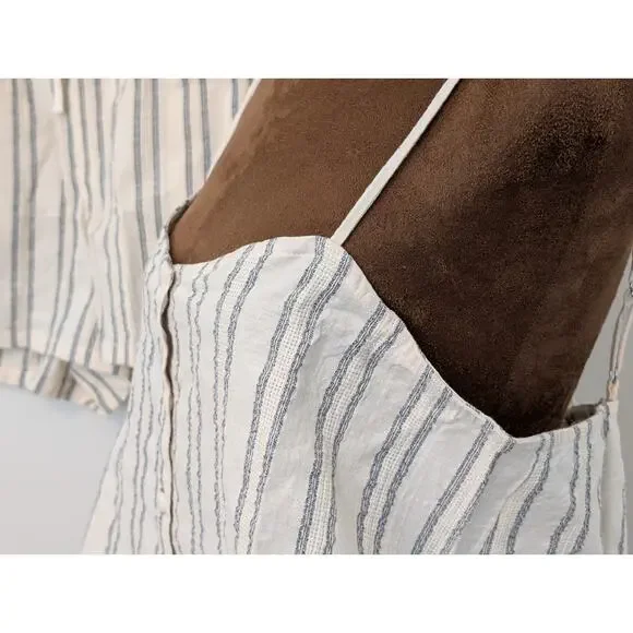 NWT Z SUPPLY Savoy Stripe Tank & Summerland Short Set Sea Salt Medium - Picture 3 of 12